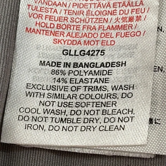 Gymshark Seamless Gray & Coral Workout Leggings Size Medium - Picture 8 of 8